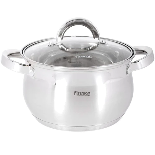 Кастрюля Fissman FELINA 16x10.5 см, 2.1 л (5339): Тип Традиционная