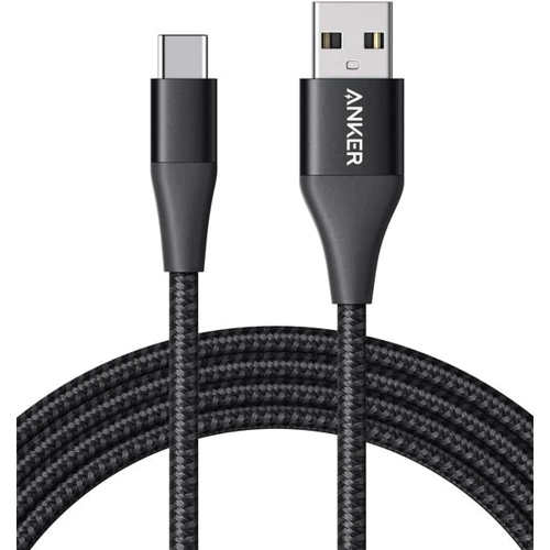 Кабель ANKER USB Cable to USB-C Powerline + II 90cm Black (A8462H11)