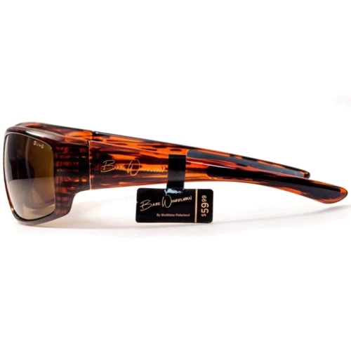Спортивные очки Защитные очки с поляризацией BluWater Babe Winkelman Edition 3 Polarized (brown) (4ВИН3-Ч50П): Тип Открытые