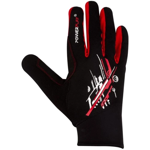 Велоперчатка PowerPlay 6607 Black/Red L (PP_6607_L_Red/Black): Размер L