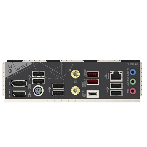 GIGABYTE B650 EAGLE: Роз'єми на задній панелі USB Type-C, USB 3.2 Gen 2, USB 2.0, DisplayPort, HDMI, Ethernet RJ-45