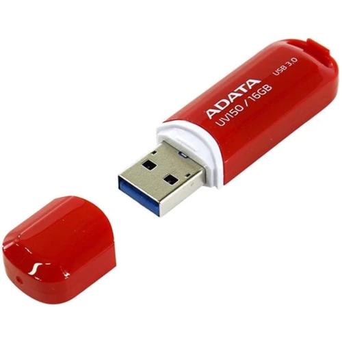 USB-флешка ADATA 16GB UV150 USB 3.0 Red (AUV150-16G-RRD): Стандарт USB USB 3.0