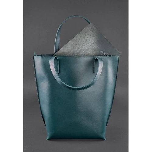 Женская сумка шоппер BlankNote зеленая (BN-BAG-17-malachite): Страна производитель Украина