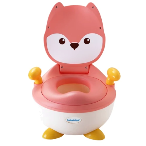 Детский горшок Babyhood Лиса розовый (BH-113FP)