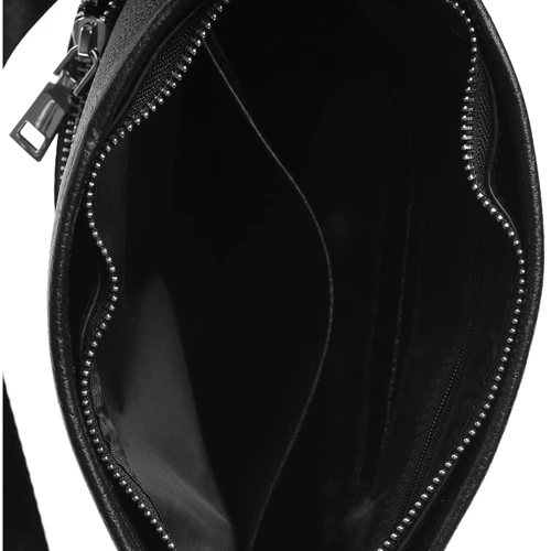 Чоловіча сумка планшет Keizer чорна (K19901-3-black): Матеріал Натуральна шкіра