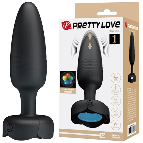 Анальная пробка с вибрацией и подсветкой LYBAILE Pretty Love Tarion 1 (BI-040181)