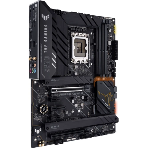 ASUS TUF GAMING Z690-PLUS WIFI D4: Оперативная память 4xDDR5, до 128 ГБ