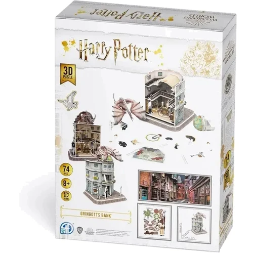 Пазл 3D Geekach Games Банк Гринготс (Gringotts Bank Set 3D puzzle) 4dpuz005 фото 5