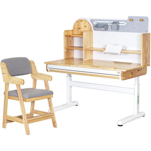 Комплект стіл Mealux Timberdesk L+ крісло Mealux Carlo (BD-690 Wood L+ KD-050 G): Вік дитини від 4-х років