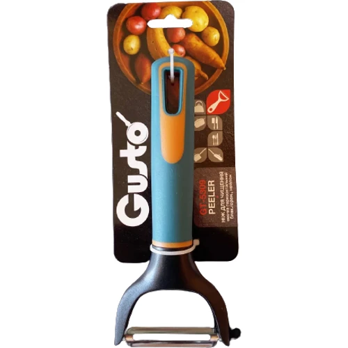 Овощечистка горизонтальная Gusto GT-5309 голубая/оранжевая (100772)