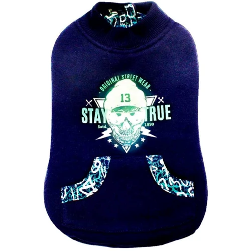 Свитшот для собак Croci Stay True 40 см синий (C7074359)