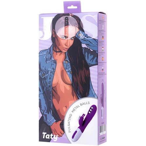 Вибратор c клиторальным стимулятором Toyfa JOS Joy Of Sex Taty
