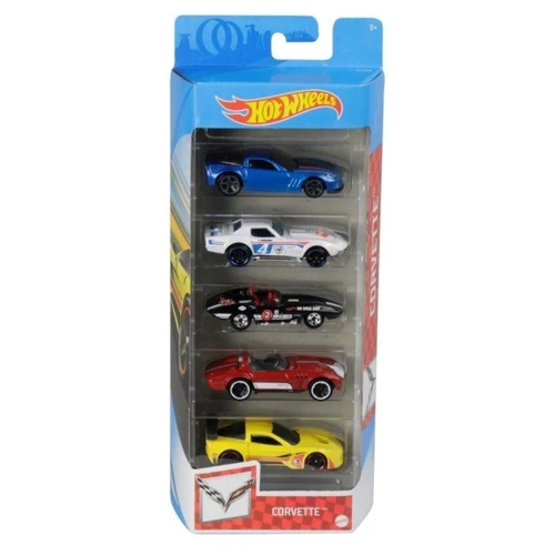 Набор из 5-и базовых машинок Hot Wheels (в ассортименте)