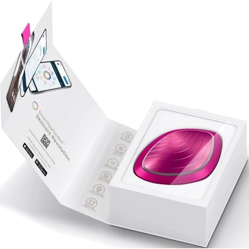 Звукова маска тепло та холод GESKE Sonic Warm & Cool Mask 9 в 1 Magenta (GK000002MG01) фото 7