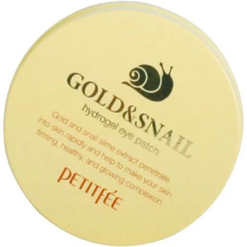 Petitfee Gold Snail Hydrogel Eye Patch Гидрогелевые патчи для глаз с золотом и улиткой 60 шт.: Классификация Натуральная