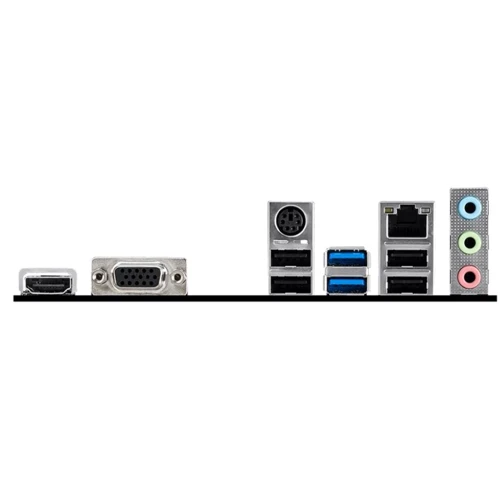 MSI H510M-A PRO: Разъемы на задней панели USB 2.0, USB 3.2 Gen 1, HDMI, Ethernet RJ-45