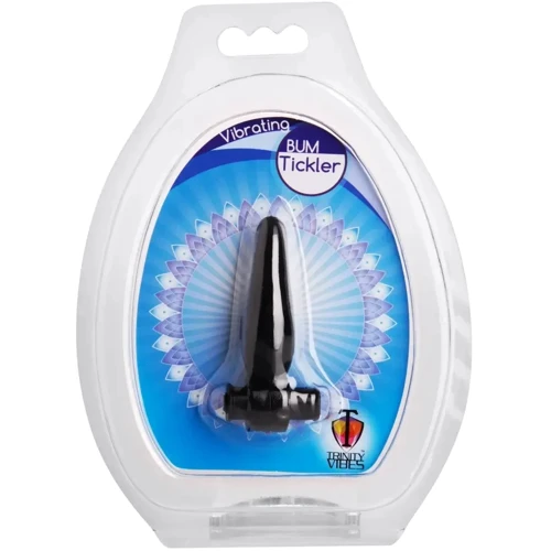 Анальная вибропробка Trinity Vibes Vibrating Mini Anal Plug (черный)