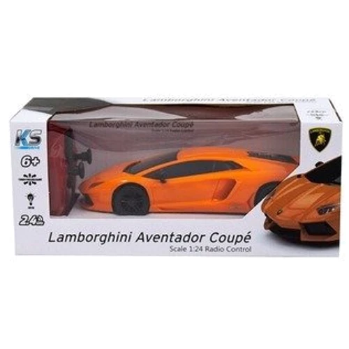 Машинка на радиоуправлении KS Drive Lamborghini Aventador LP700-4 оранжевый (124GLBO)