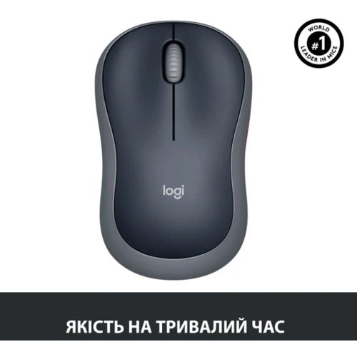 Мышь Logitech Wireless M185 Grey ( 910-002258): Количество кнопок 3