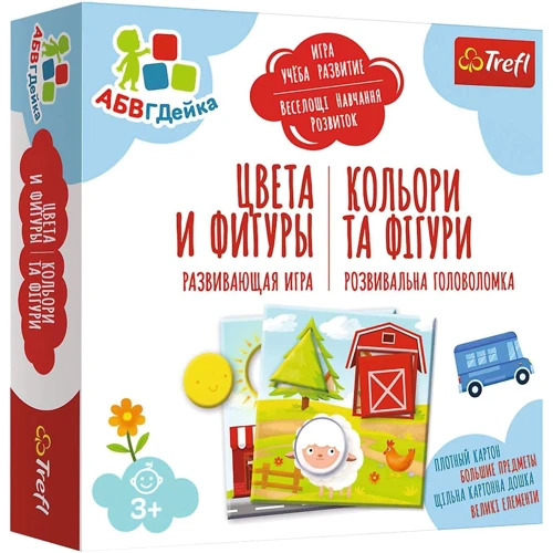 Настольная игра Trefl Цвета и фигуры – АБВГДейка