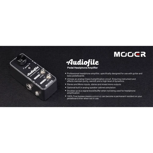 Педаль гитарных эффектов Педаль эффектов MOOER Audiofile: Производитель MOOER