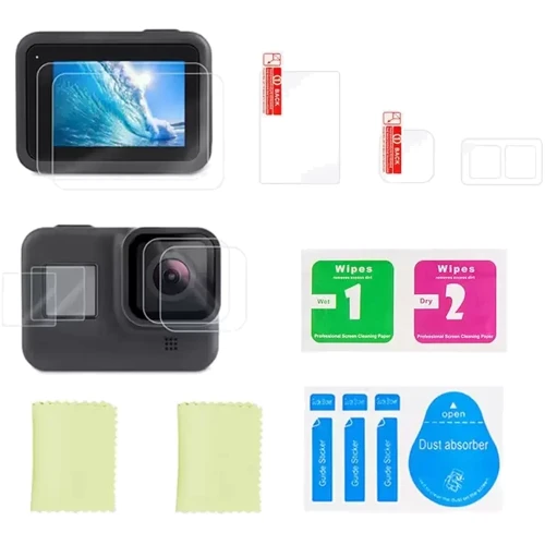 Захисний комплект MSCAM Protector Screen Kit for GoPro HERO 8: Тип аксесуара защитное стекло