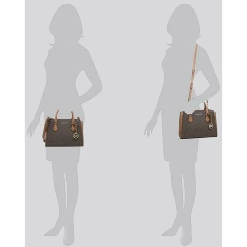 Жіноча сумка тоут Michael Kors коричнева (193599733227): Застібка Блискавка