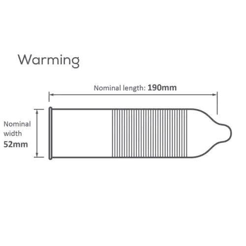 Презерватив с согревающим эффектом Pasante Warming, 1 шт