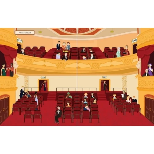 Doll's House Sticker Book Theatre / Книга з театральними наліпками: Количество страниц 44