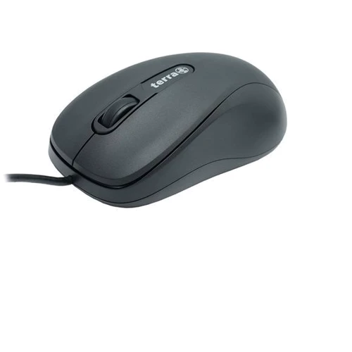 Мышь TERRA Mouse 1500 Corded USB Black (2920513): Интерфейс подключения USB