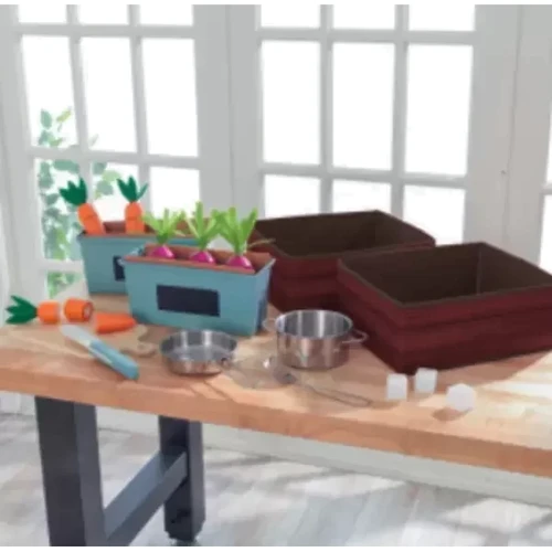 Детская кухня KidKraft Farmhouse с системой легкой сборки EZ Kraft Assembly (53444): Возраст от 3-х лет