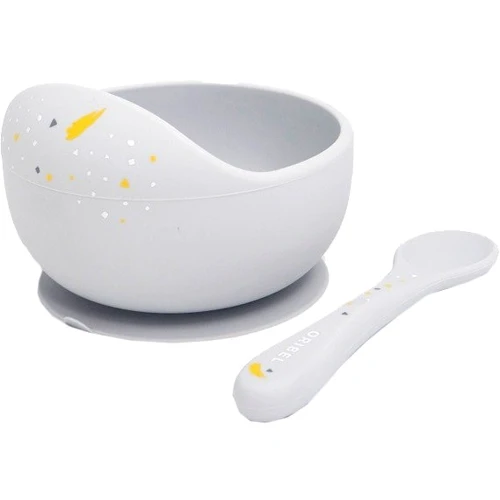 Набор Oribel Cocoon миска и ложка серый (OR223-90013)