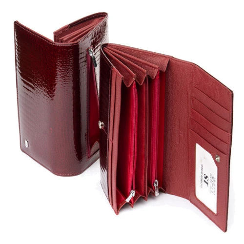Женский кошелек Sergio Torretti бордовый (31320 date-red): Страна производитель Китай