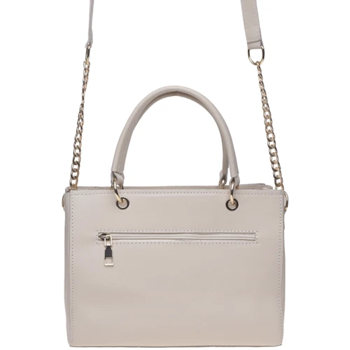 Жіноча сумка тоут Ricco Grande бежева (1L797-beige): Застібка Блискавка