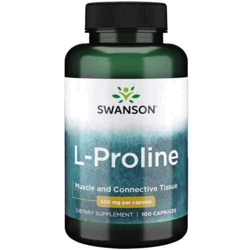 Swanson L-Proline 500 mg Л-пролин 100 капсул