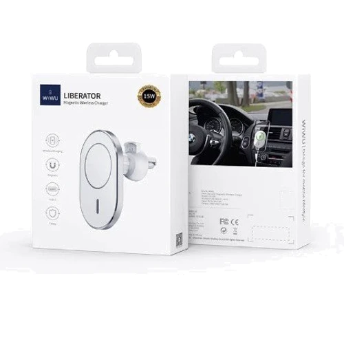 Держатель WIWU Car Holder Air Ven Mount MagSafe CH-306 Silver 15W for iPhone 16 I 15 I 14 I 13 I 12 series : Производитель WIWU
