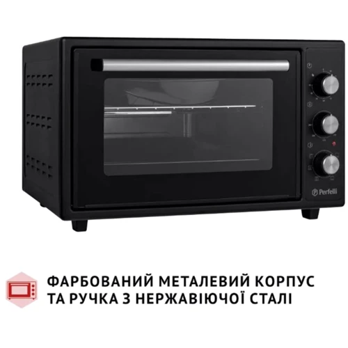 Електрична духовка настільна PERFELLI SIERRA 48 BLACK фото 7
