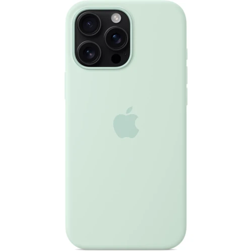 Чехол для iPhone Apple iPhone 16 Pro Max Silicone Case with MagSafe - Aquamarine (MDGY4ZM/A): Тип чехла накладка на заднюю часть