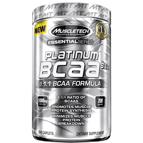 Аминокислота для спорта MuscleTech Platinum BCAA 8:1:1 200 caps