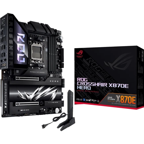 ASUS ROG CROSSHAIR X870E HERO UA: Разъемы на плате M.2, USB Type-C, USB 3.2 Gen 1, USB 2.0, USB 3.2 Gen 2