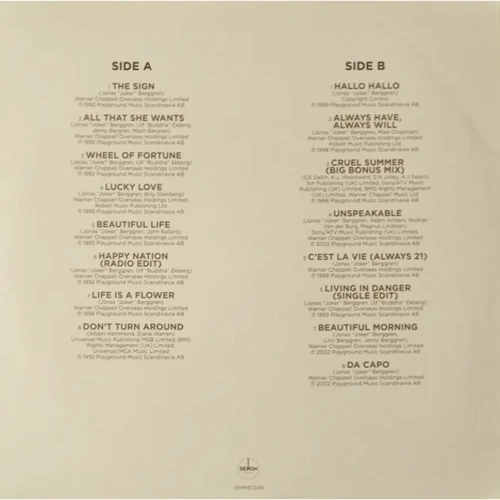 LP I-DI Ace Of Base: Gold - Gold Vinyl (LP0067) фото 2