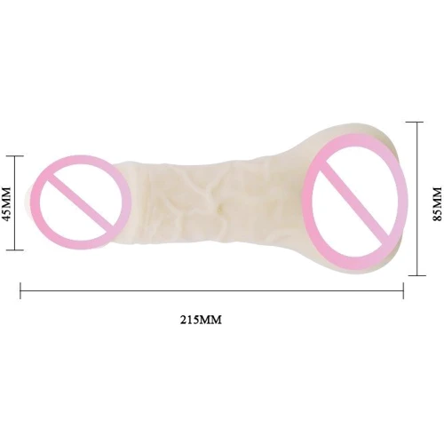 Насадка-мастурбатор LYBAILE Bigger Man Penis Sleeve 8.5"
