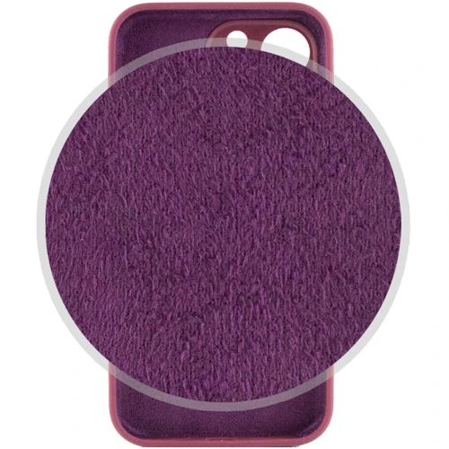 Чехол для iPhone Mobile Case Silicone Case Full Camera Protective Plum for iPhone 15 Pro: Материалы Силикон