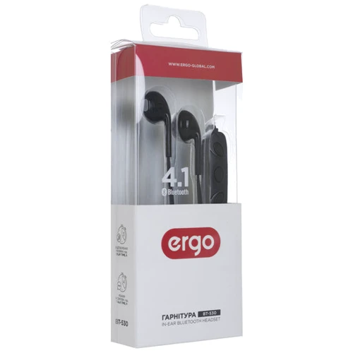 Наушники Ergo BT-530 Black: Диапазон частот (Гц) 18 - 20000