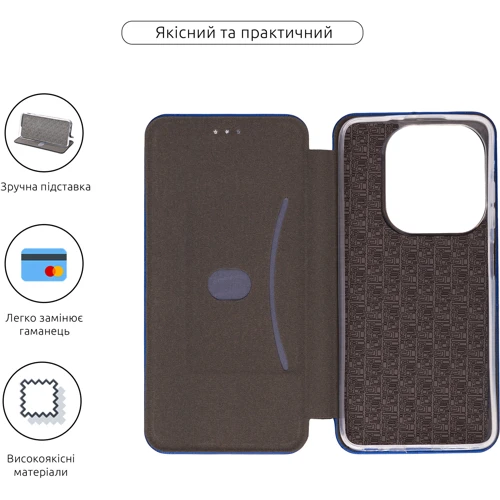 Чехол для телефонов ArmorStandart G-Case Blue for Tecno Spark Go 2024 (BG6) (ARM73580): Тип чехол-книжка