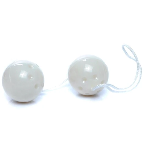 Вагинальные шарики Duo balls White, BS6700030