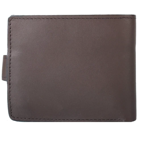 Мужское портмоне DNK Leather коричневое (DNK-Full-Purse-col-F): Формат кошелька Вертикальный