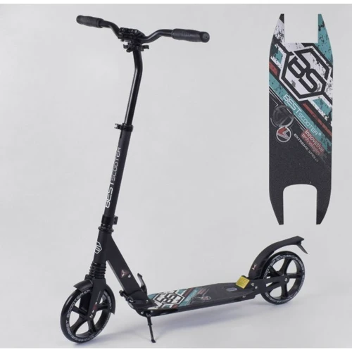 Самокат алюмінієвий Best Scooter бірюзовий (22788)