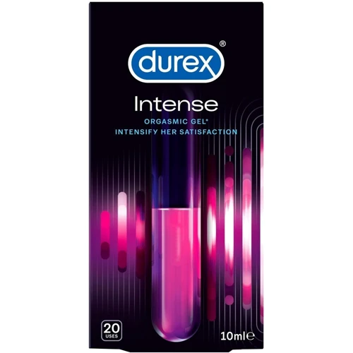 Акционный набор для влюбленных Durex Презервативы латексные со смазкой Intense Orgasmic № 12 + Интимный гель-смазка, INTENSE ORGASMIC 10 ml