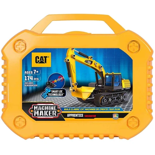 Конструктор Toy State Экскаватор Machine Maker серии CAT (80932)